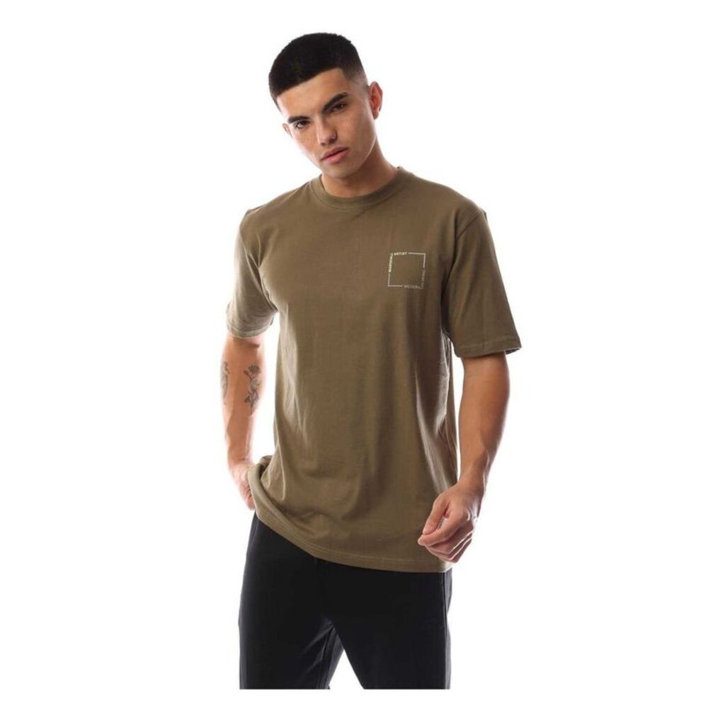 Marshall Artist Mens Chevron Logo T-Shirt / Khaki